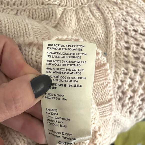 Free People Reina Cable Pullover - NEW - Picture 8 of 9